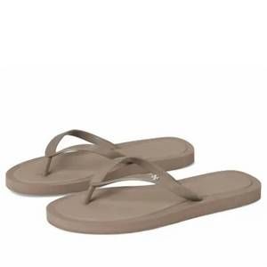 NEW TORY BURCH kira padded flip flop in mountain grey/silver